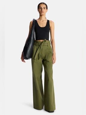 A.L.C. | NWT Emily Belted Twill Trouser | Size 4